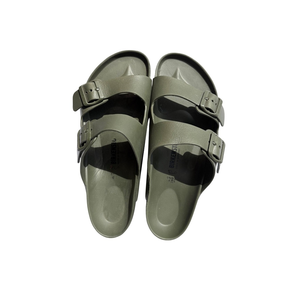 Birkenstock Arizona EVA Sandals‎ Khaki Green Olive Drab Mens 43 L12 M10 1019051